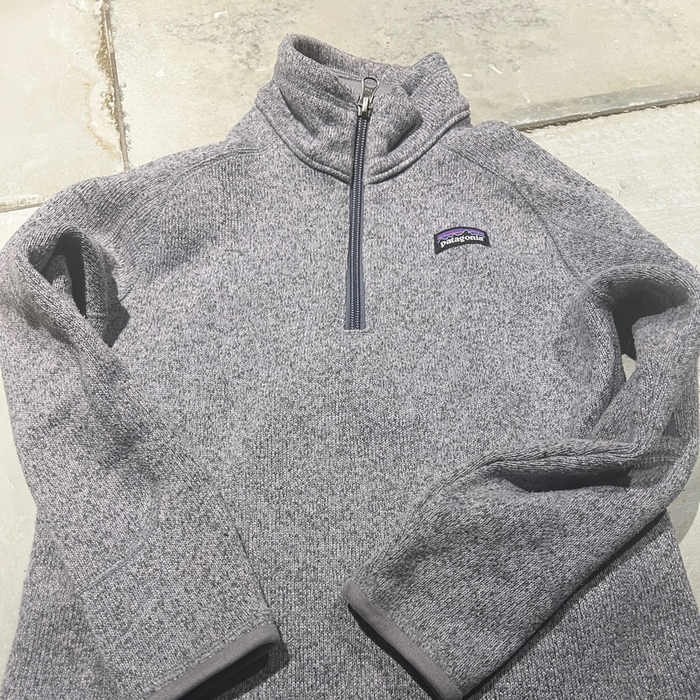 Patagonia better sweater girl/boy size small grey
